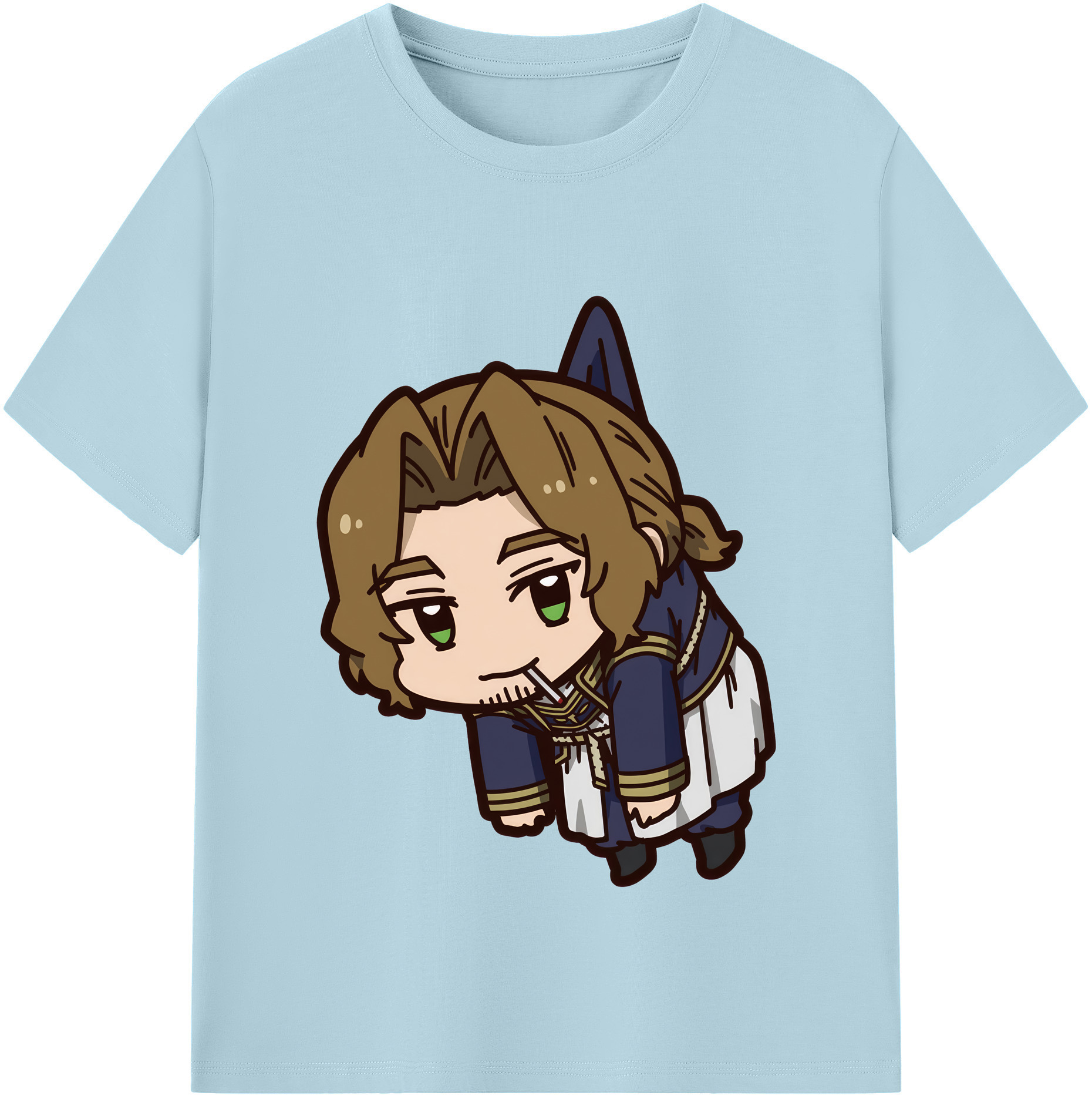 （画像用） 葬送のフリーレン Frieren 綿100％半袖Tシャツ（フロントプリント）